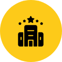 Hotel Color Icon